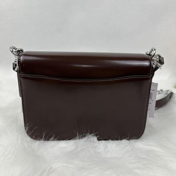 Coach Quinn Shoulder/Crossbody Bag In Leather/Maple CY657 NWT - Picture 5 of 9